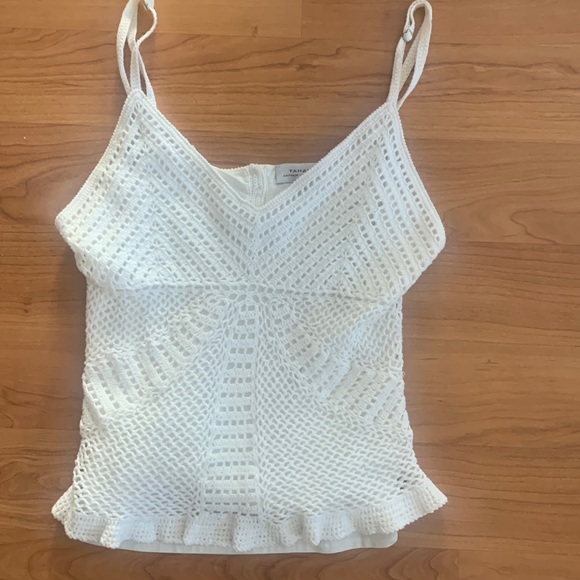 Tahari Tops - Tahari Crochet Top